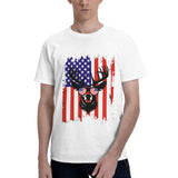 Deer Hunting America Flag T-Shirt