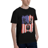 Deer Hunting America Flag T-Shirt