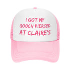 I Got My Gooch Pierced at Claire's Hat