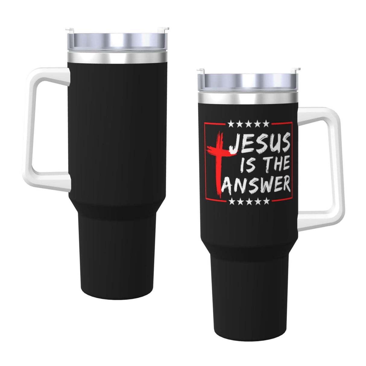 Jesus Is The Answer 40OZ cup