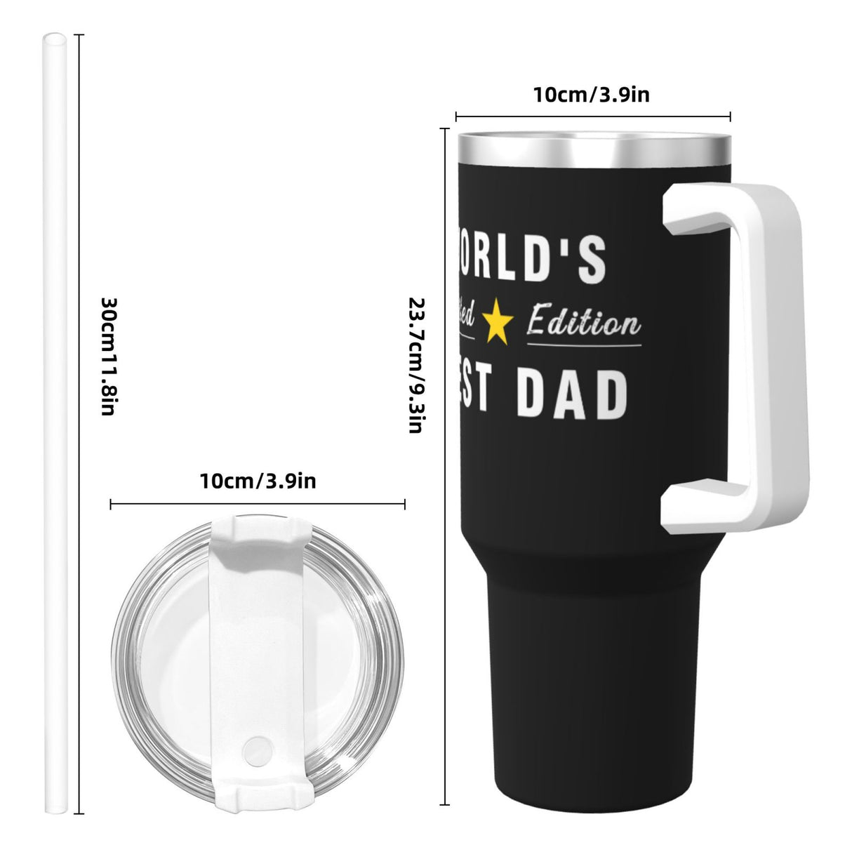 World's Best Dad Limited Edition 40OZ cup