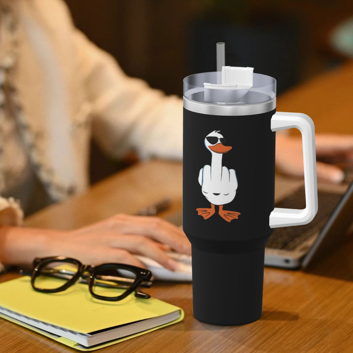 Middle Finger Goose 40OZ cup