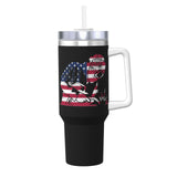 Welder America Flag USA Welder Gift 40OZ cup