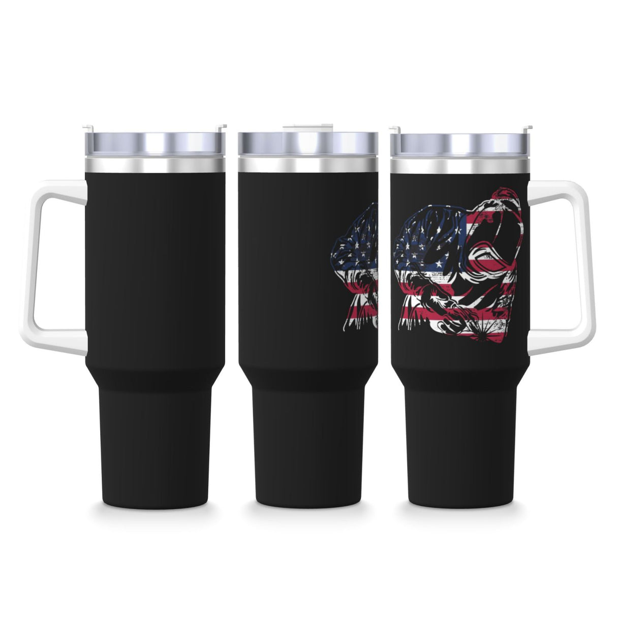 Welder America Flag USA Welder Gift 40OZ cup