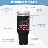 Welder America Flag USA Welder Gift 40OZ cup