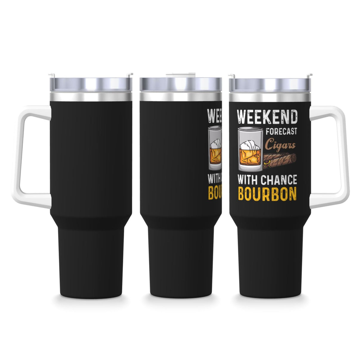 Weekend Forecast Cigars with Chance Bourbon 40OZ cup