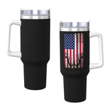 Deer Hunting America Flag 40OZ cup