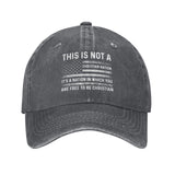 This Is Not A Christian Nation It's A Nation In Which You Are Free To Be Christian Hat