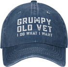 Grumpy Old Vet I Do What I Want Hat for Women Dad Hat Trendy Hat