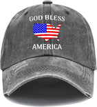 Unburdened by What Has Been Cap, God Bless America Hat, God Bless America Cap, Unburdened by What Has Been Hat