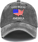 Unburdened by What Has Been Cap, God Bless America Hat, God Bless America Cap, Unburdened by What Has Been Hat