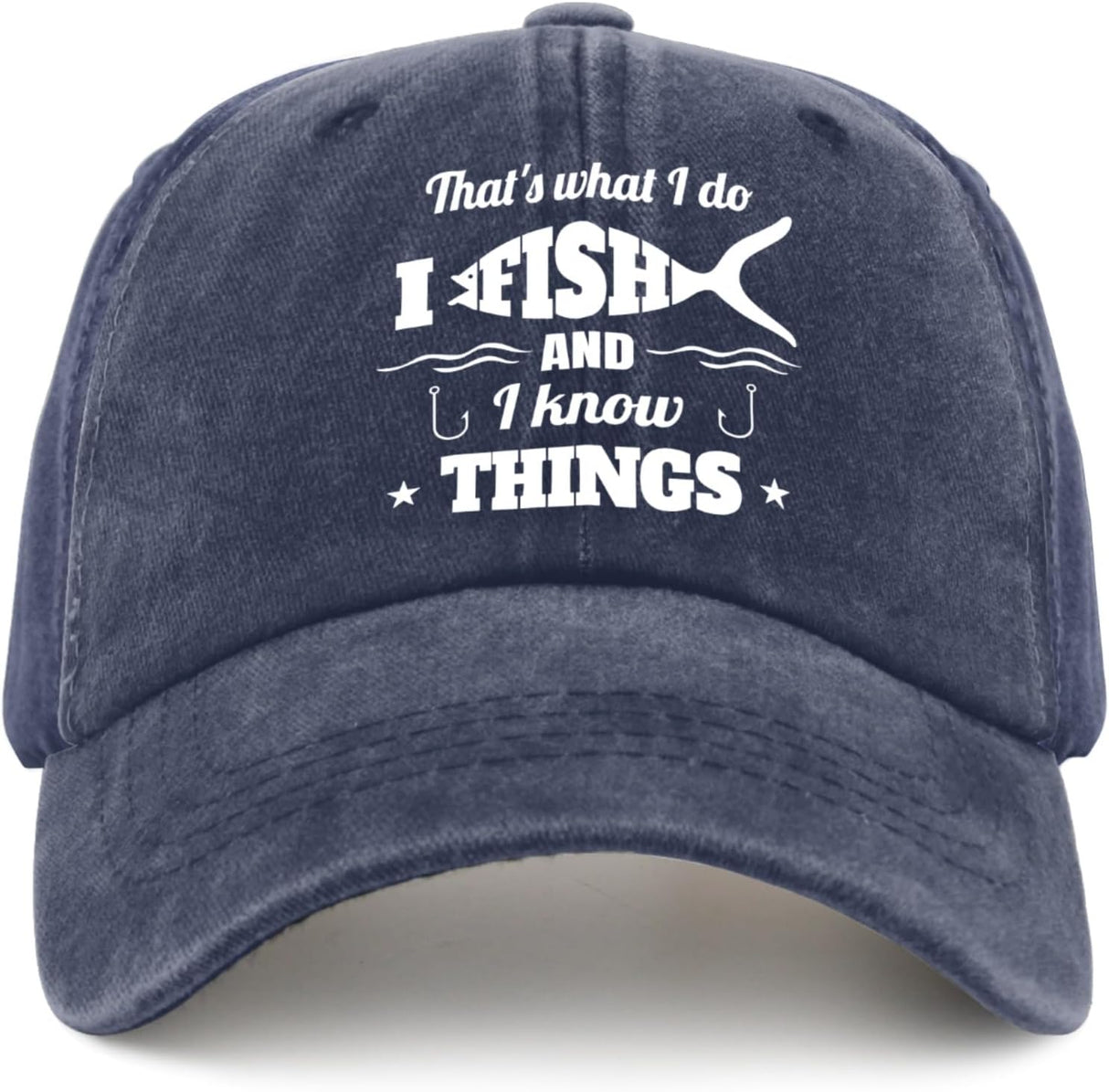 Fishing Gifts for Men Unique Fishing Hat for Women That's What I Do I Fish and I Know Things Hat Retirement Gifts