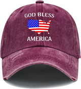 Unburdened by What Has Been Cap, God Bless America Hat, God Bless America Cap, Unburdened by What Has Been Hat