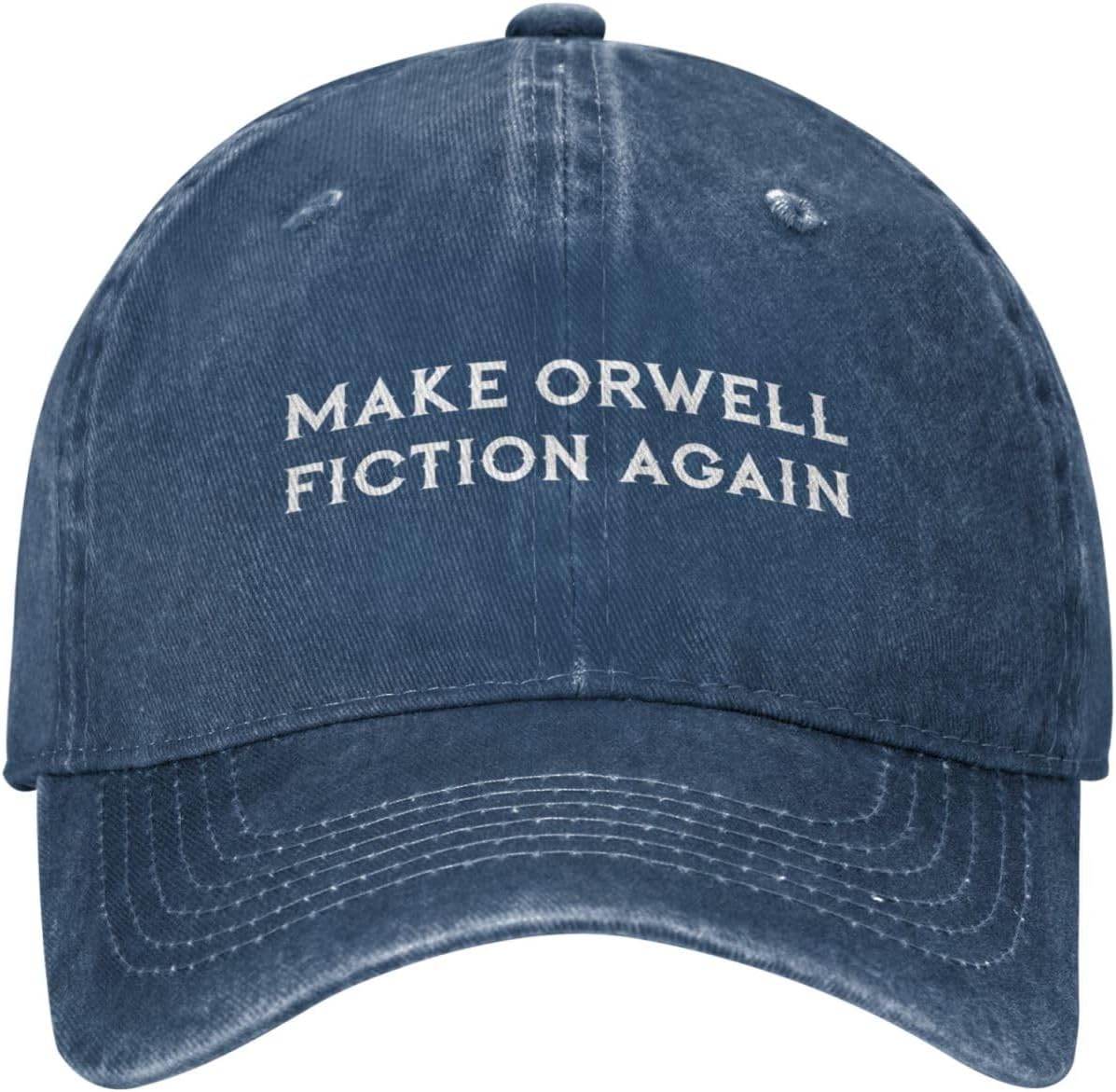 Make Orwell Fiction Again Hat Men Dad Hats Graphic Cap