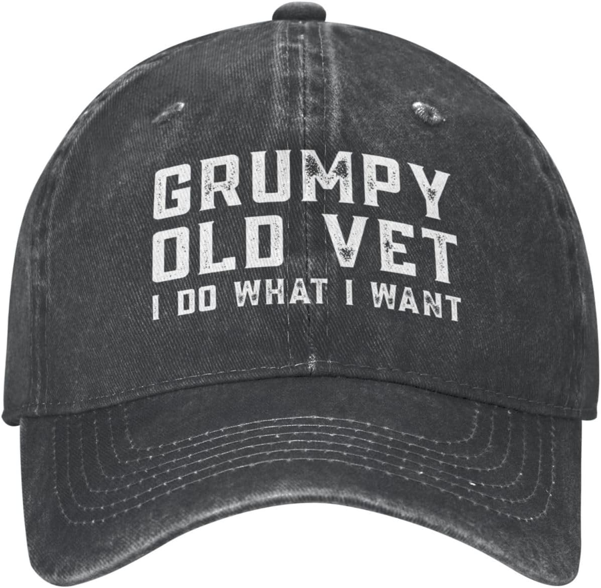 Grumpy Old Vet I Do What I Want Hat for Women Dad Hat Trendy Hat