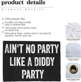 Ain't No Partys Like A Diddys Partys Funny Flags for Room Guys Flags for Room Guys Unique Tapestry for Office Outdoor