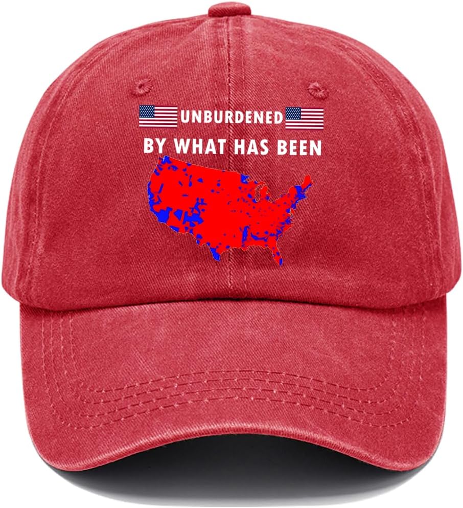 Unburdened by What Has Been Cap, God Bless America Hat, God Bless America Cap, Unburdened by What Has Been Hat