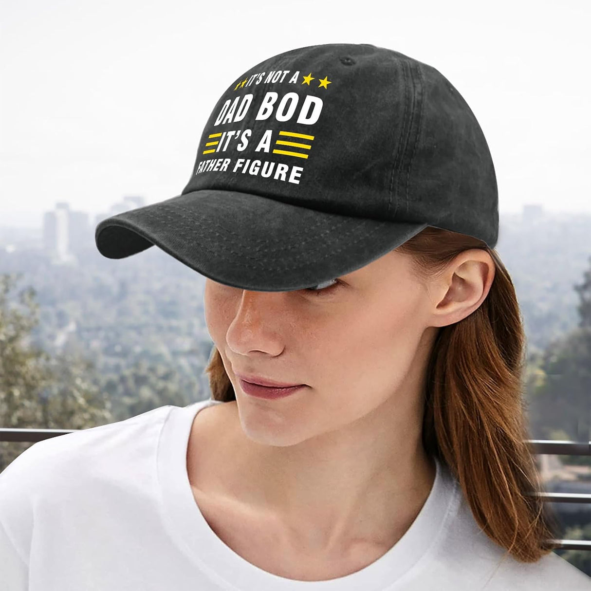 It’s Not A Dad BOD It’s A Father Figure Hats Gifts for Dad Hats for Women Mens & Funny Hat & Outdoor Hat