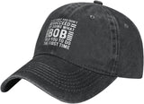 If at First You Don't Succeed Try Doing What Bob Told You to Do Hat Men Baseball Cap Adjustable Caps Black