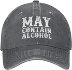 May Contain Alcohol Hat for Men Dad Hats Cute Hat