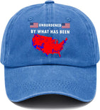 Unburdened by What Has Been Cap, God Bless America Hat, God Bless America Cap, Unburdened by What Has Been Hat