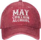 May Contain Alcohol Hat for Men Dad Hats Cute Hat