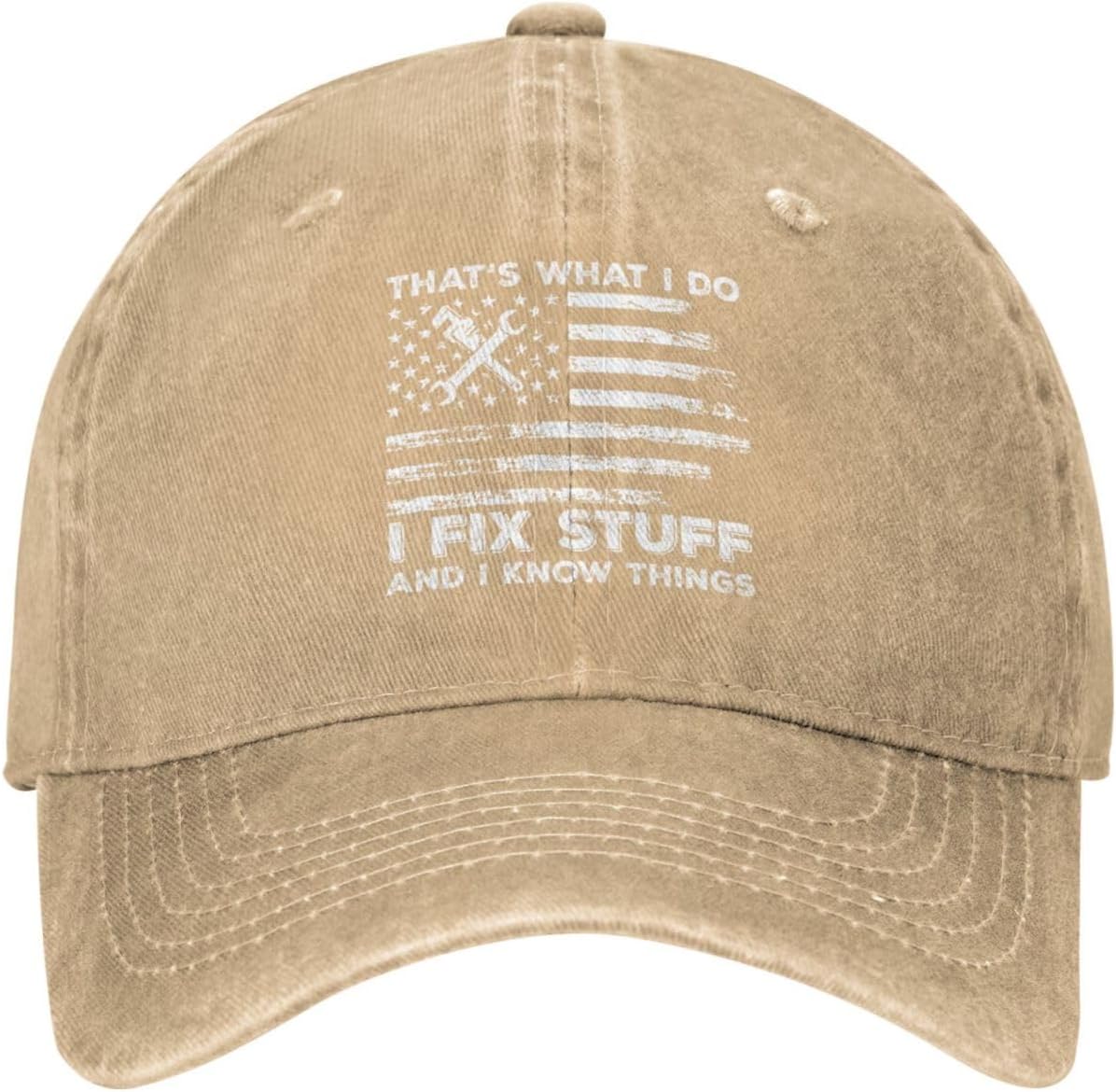 Funny Hat I Fix Stuff and I Know Things Hat for Men Baseball Hat Cute Hats