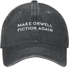 Make Orwell Fiction Again Hat Men Dad Hats Graphic Cap