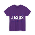 Jesus MAKE AMERICA GODLY AGAIN Cotton TShirt