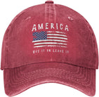 America Love It Or Leave It Unisex Baseball Cap.