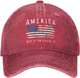 America Love It Or Leave It Unisex Baseball Cap.