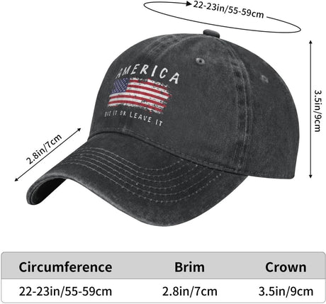 America Love It Or Leave It Unisex Baseball Cap.