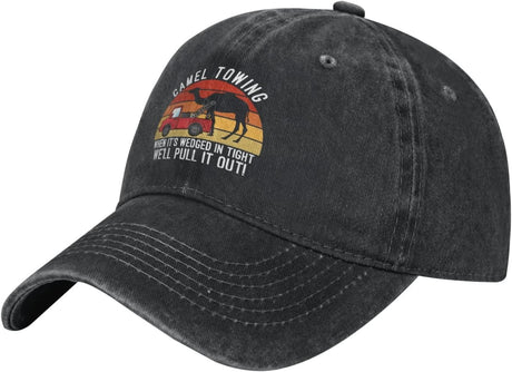 Camel Towing Hat Camel Towing Whens It's Wedged in Tight We'll Pull It Out! Hat Women Baseball Hats Graphic Hats Onlydads