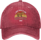 Funny Gift Hat I Just Really Like Capybaras Ok Hat Men Baseball Cap Funny Caps Onlydads