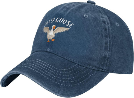 Funny Goose Hat Silly Goose Hat Men Baseball Caps Graphic Hat.