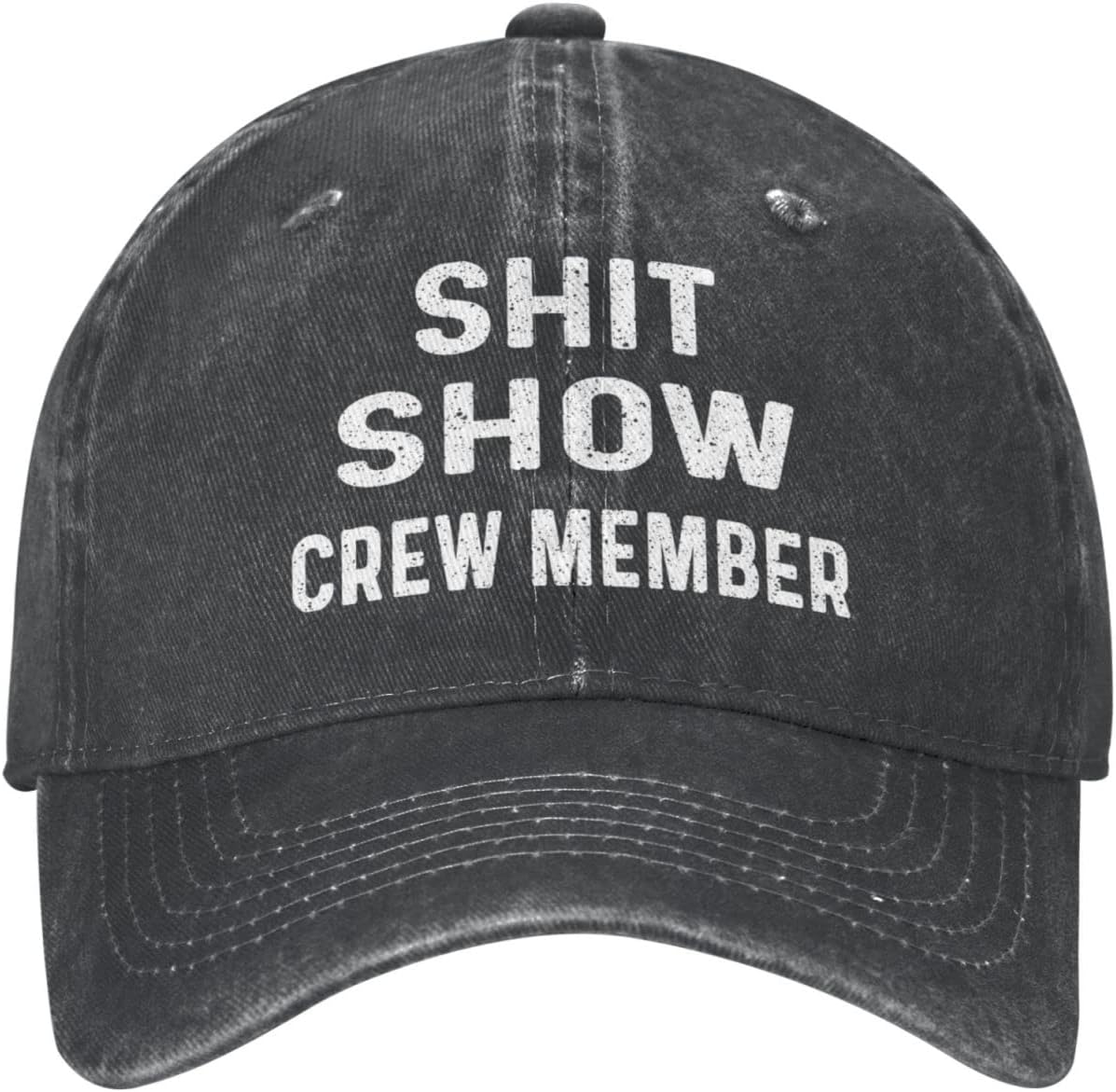 Funny Hat Shit Show Crew Member Hat Women Dad Hats Adjustable Caps Onlydads