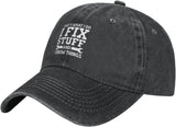 Funny Men's I Fix Stuff and I Know Things Baseball Cap Vintage Dad Hat Onlydads