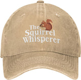 Funny Squirrel Hat The Squirrel Whisperer Hat for Men Dad Hat Fashionable Hats Onlydads