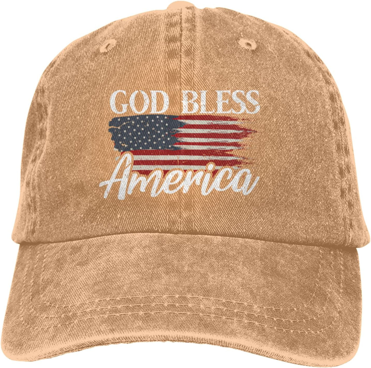 God Bless America USA Baseball Caps Men Women Ball Hat Adjustable Trucker Hat.