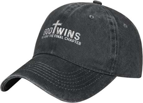 God Wins I've Read The Final Chapter Hat for Men Baseball Hats Cool Cap Onlydads