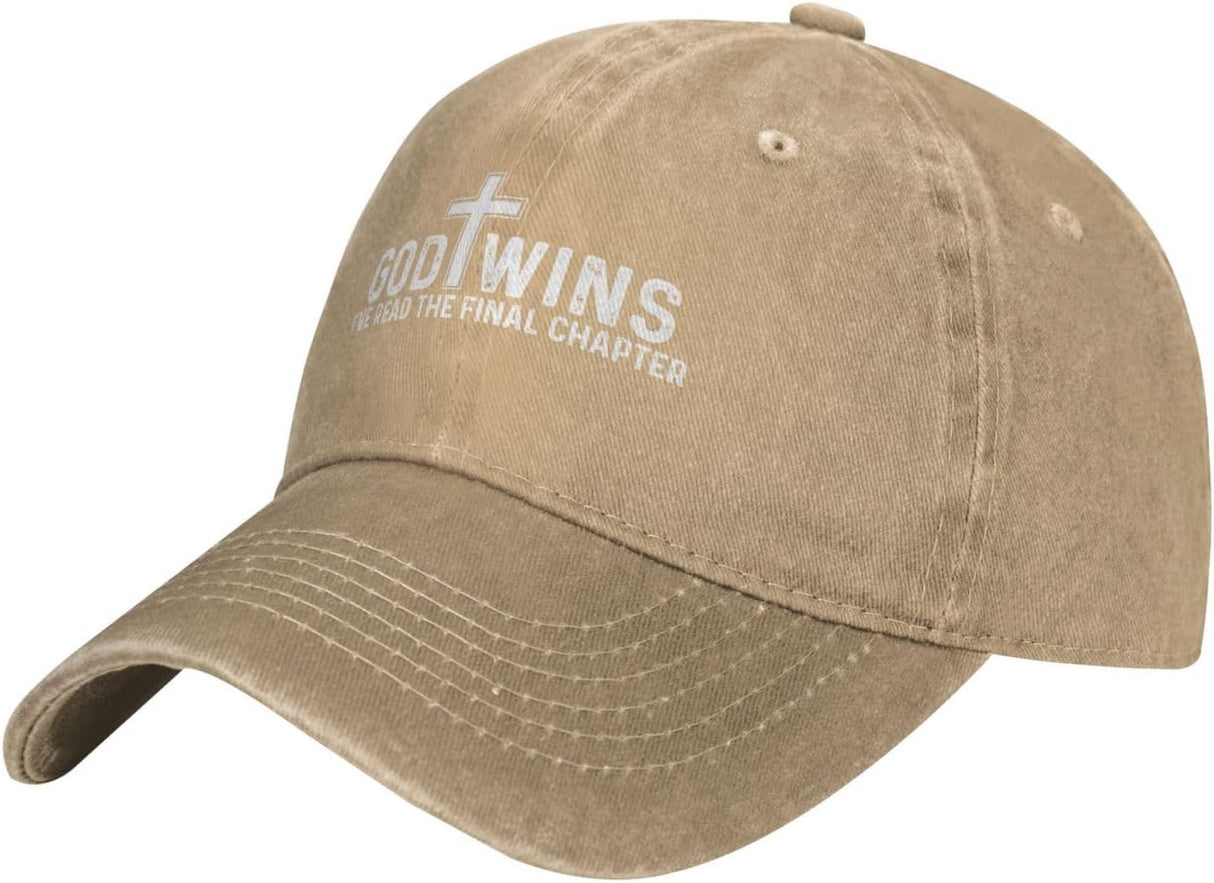 God Wins I've Read The Final Chapter Hat for Men Baseball Hats Cool Cap Onlydads