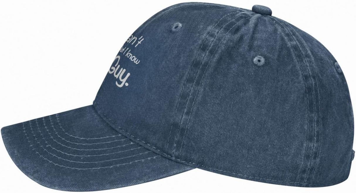 I Can't But Know an Guy Hat Men Baseball Cap Trendy Hats Navy Blue Onlydads