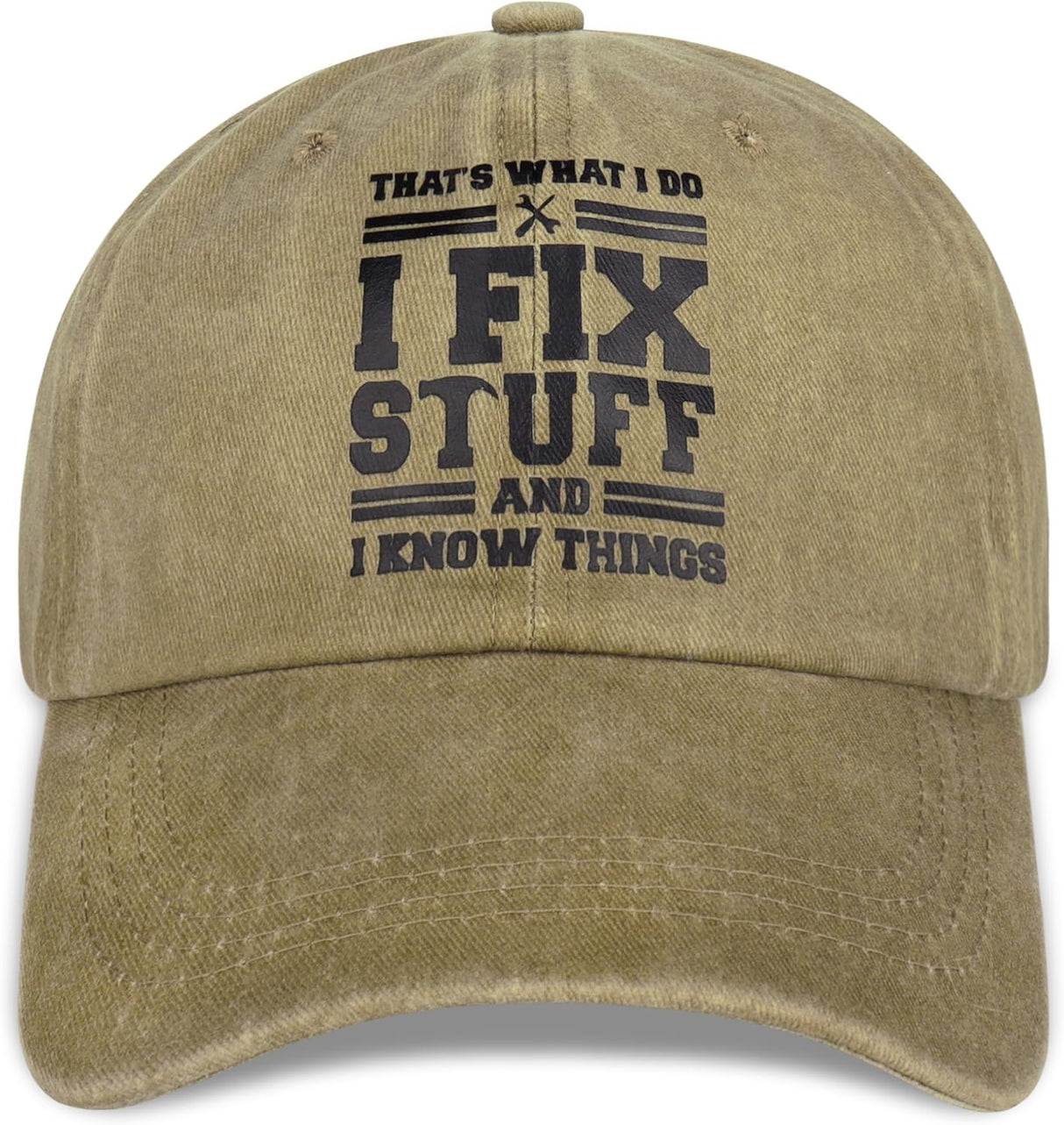 I Fix Stuff and I Know Things Hat I Fix Things Hat Cool Stuff Hat for Men Funny Onlydads