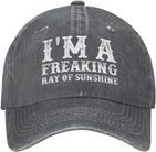 I'M A Freaking Ray of Sunshine Hat Men Dad Hat Fashionable Cap Onlydads