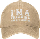 I'M A Freaking Ray of Sunshine Hat Men Dad Hat Fashionable Cap Onlydads