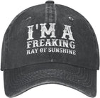 I'M A Freaking Ray of Sunshine Hat Men Dad Hat Fashionable Cap Onlydads