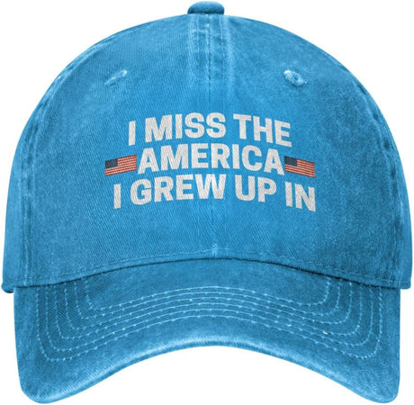 I Miss The America I Grew Up in Hat for Men Dad Hats Fashionable Hat Onlydads