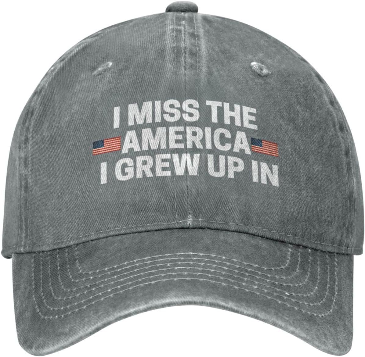 I Miss The America I Grew Up in Hat for Men Dad Hats Fashionable Hat Onlydads