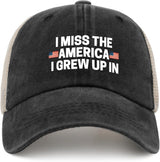 I Miss The America I Grew Up in Hat for Men Dad Hats Fashionable Hat Onlydads