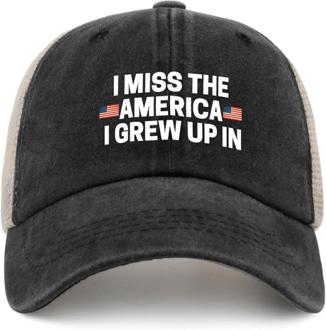 I Miss The America I Grew Up in Hat for Men Dad Hats Fashionable Hat Onlydads